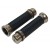 handvatten leder look zwart ronde stuurbalans